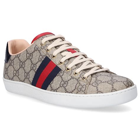 gucci blue stripe trainers